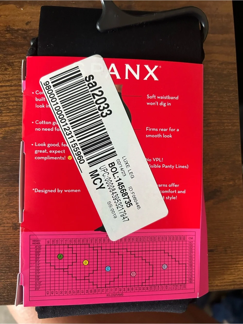 NEW SPANX Tight-End Tights - Very Black Sz B